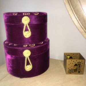 Nordstrom Velvet Boxes